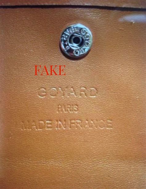 how to tell fake goyard wallet